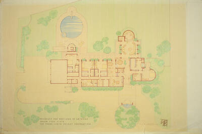 Drawing: General Plan, House for Rostland of Arizona