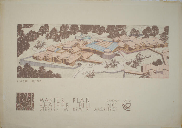 Drawing: Aerial Perspective View, Masterplan for Heather Hill, Inc.