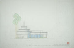 East Elevation, Remodeling for Maharani Shop