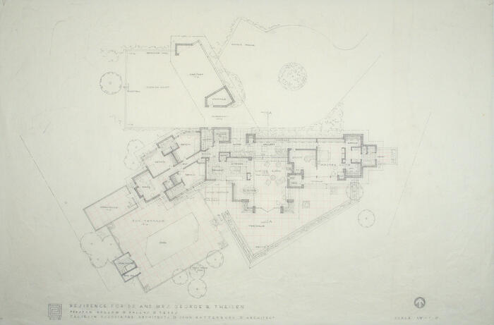 Floor Plan, House for George Theilen