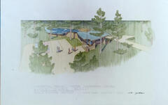Aerial Perspective View of Visitor Center, Golf and Country Club for Euroactividade, Inc.