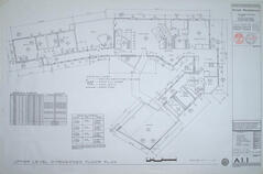 Drawing: Upper Level Dimensioned Floor Plan (Sheet A1.1), House for John and Bonnie Scism at Gold Mountain