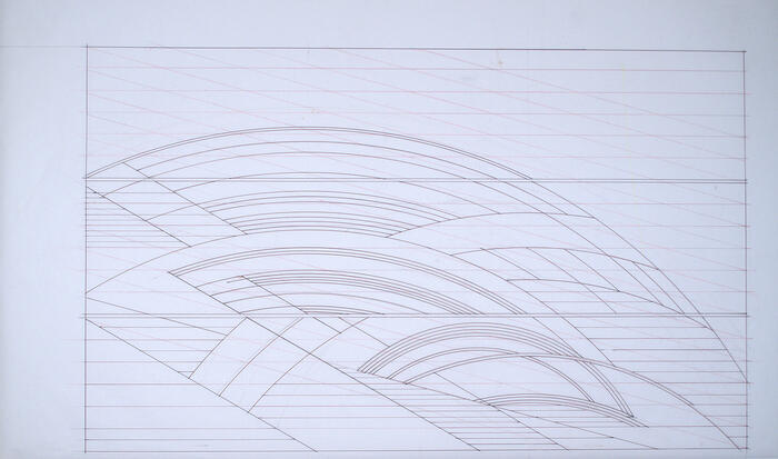 Fabric Pattern Diagram, Fabric Designs for F. Schumacher Company