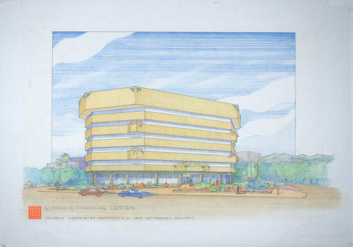 Perspective View, Glendale Financial Center for Rostland Glendale, Inc.