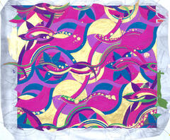 Fabric Pattern Diagram, Fabric Designs for F. Schumacher Company