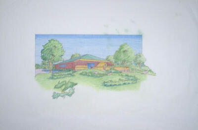 Perspective View, Japanese Restaurant for Chubu Trading