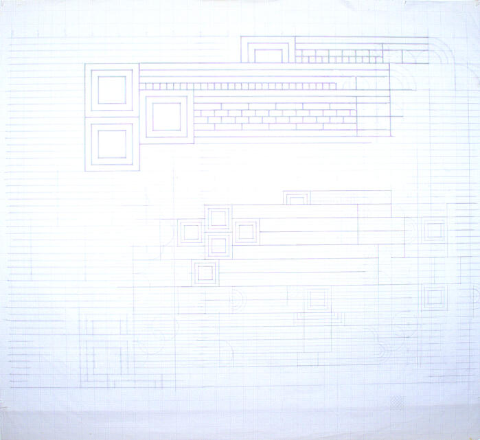Fabric Pattern Diagram, Fabric Designs for F. Schumacher Company