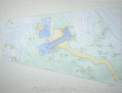 Drawing: Site Plan, House for Cheryl and Mark Kilmer, Indian Springs Residential Community