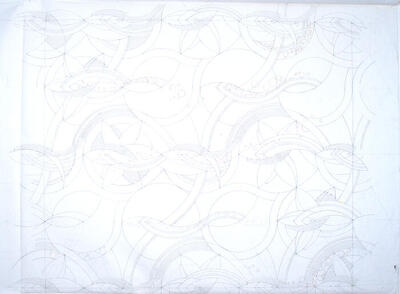 Fabric Pattern Diagram, Fabric Designs for F. Schumacher Company