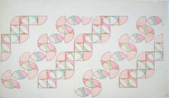 Fabric Pattern Diagram, Fabric Designs for F. Schumacher Company