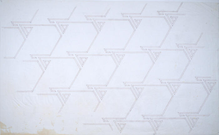 Fabric Pattern Diagram, Fabric Designs for F. Schumacher Company