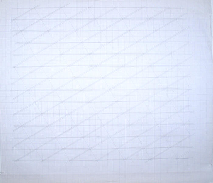 Drawing: Base Lattice for Fabric Pattern Diagram, Fabric Designs for F. Schumacher Company