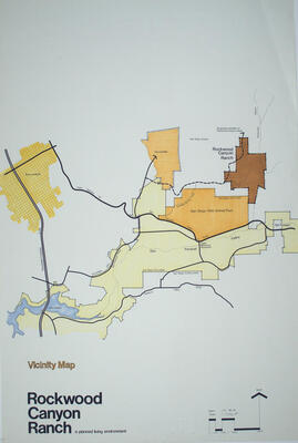 Drawing: Vicinity Map, Rockwood Canyon Ranch Study for the Niles Thim Corporation