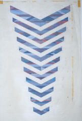 Drawing: Lantern Clerestory Ornamental Glass Design, Chapel and Office Addition for First Christian Church