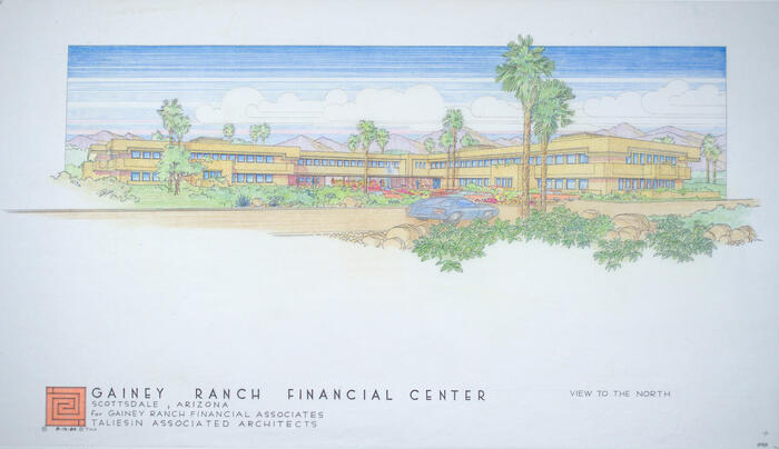 Drawing: Perspective View to the North, Proposed Improvements to Gainey Ranch Financial Center