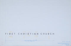 Drawing: Title Block, Chapel and Office Addition for First Christian Church