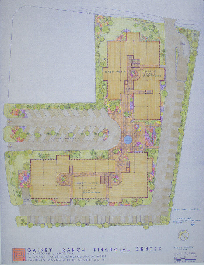 Site Plan, Proposed Improvements to Gainey Ranch Financial Center