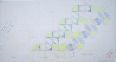 Fabric Pattern Diagram, Fabric Designs for F. Schumacher Company