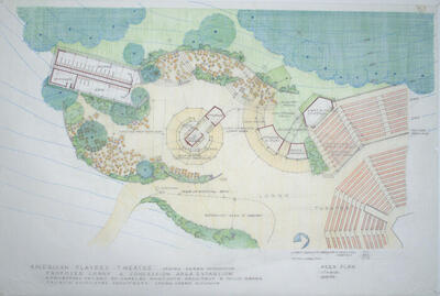 Drawing: Area Plan, Masterplan for American Players Theater