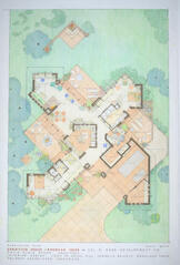 Drawing: Furnishing Plan, Exhibition House of American Ideas for Del E. Webb Development Company