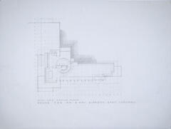Ground Floor Plan, House for Gibbons Gray Cornwell, scheme 2