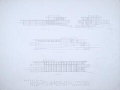 Elevations, House for Gibbons Gray Cornwell, scheme 2