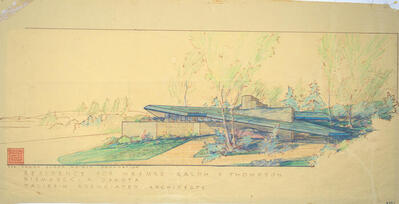 Perspective View, House for Ralph S. Thompson