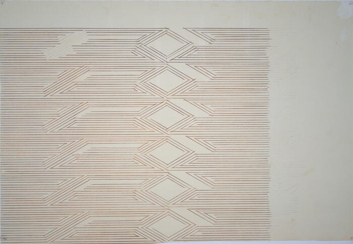 Fabric Pattern Diagram, Fabric Designs for F. Schumacher Company
