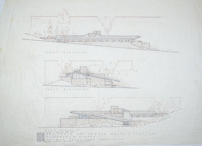 Elevations, House for Ralph S. Thompson