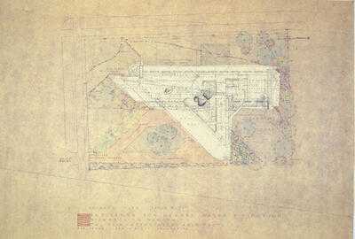 General Plan, House for Ralph S. Thompson