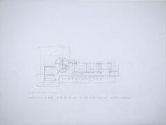 Second Floor Plan, House for Gibbons Gray Cornwell, scheme 2