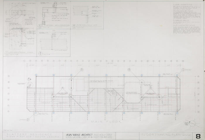 Floor Framing Plans, House Remodel for Katie Lang and Tom Slattery