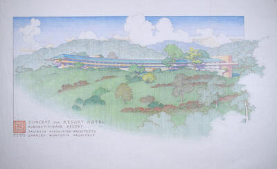 Perspective View of Resort Hotel for Euroactividade, Inc.