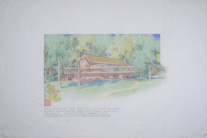 Perspective View, House for Priscilla Whiteford