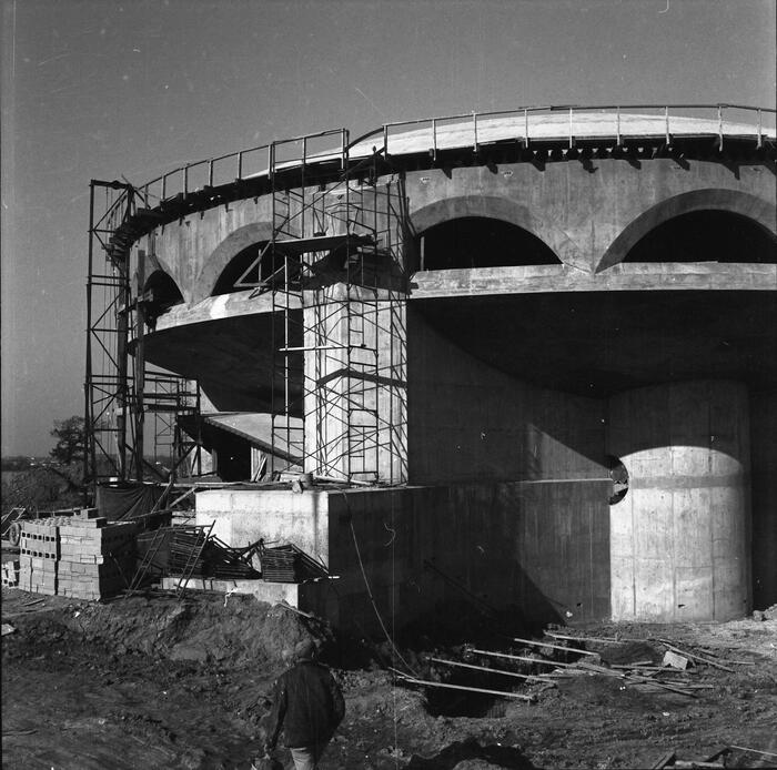 Construction View Showing Building Exterior, Annunciation Greek Orthodox Church