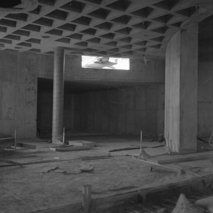 Construction View Showing Interior Space, Annunciation Greek Orthodox Church