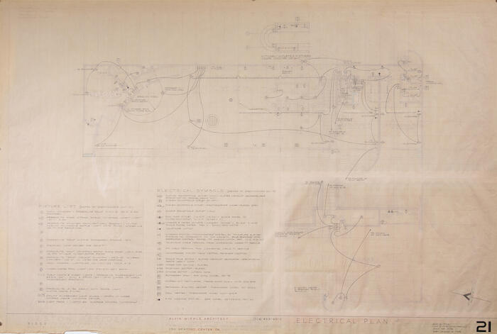 Electrical Plan, House for Donald Weston