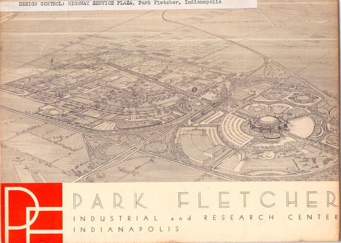 Portfolio, "Works of 1953-1964" (1965): Masterplan for Park Fletcher Industrial Park and Research Center for Sam Fletcher