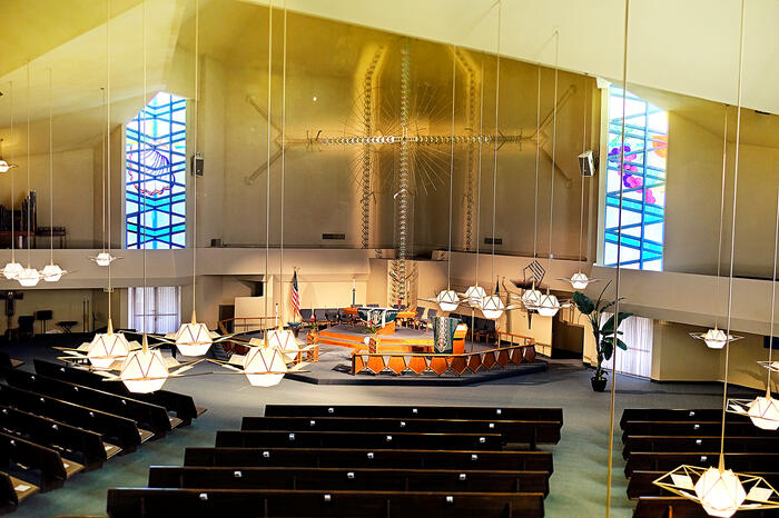 View of Sanctuary Showing Altar, Ascension Lutheran Church (2017)