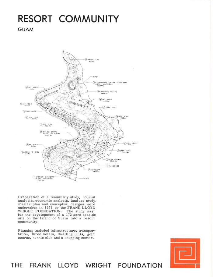 Fact Sheet, Residential Resort Complex for Ricardo J. Bordallo ("Castello Resort Hotel") [Pago Bay, Guam] (undated)