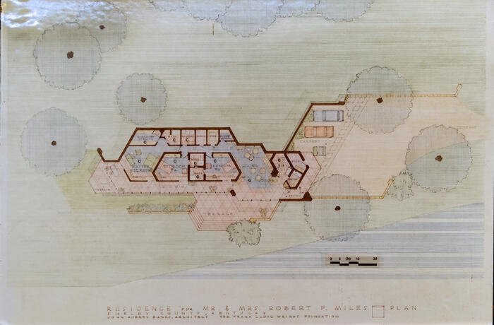 Plan, House for Robert F. Miles (1981)