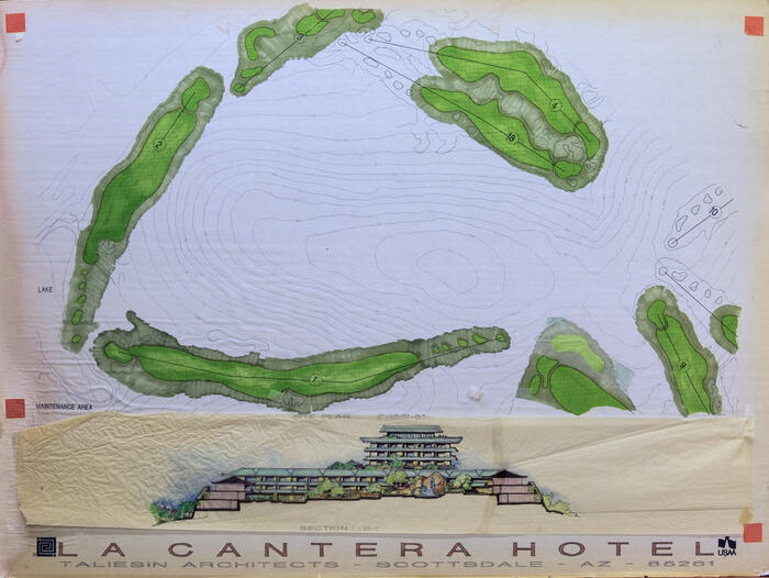 Drawings: Golf Course Layout and Elevation, La Cantera Destination Resort Hotel (undated)