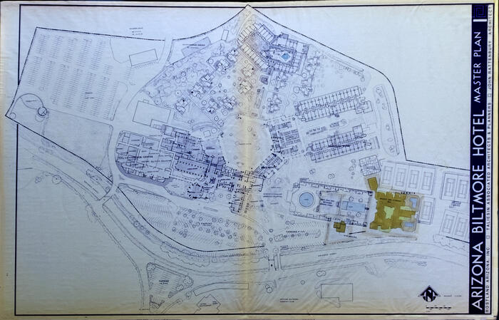 Drawing: Site Plan, Masterplan for Arizona Biltmore Hotel (undated)