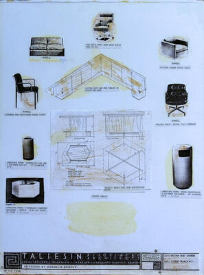 Furniture Presentation Board, Offices for Levy, Bivona and Cohen (1986)