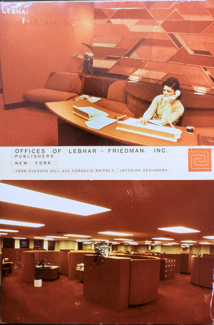 Presentation Board, Offices for Lebhar-Friedman (1976)