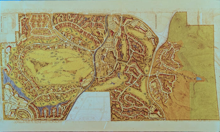 Drawing: Site Map, Masterplan for Arizona Biltmore Estates (1973)