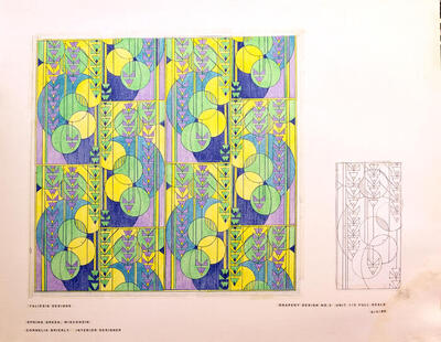 Design for Drapery 3, "Taliesin Designs" (1990)