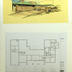 Perspective and Floor Plan, House Concepts for Taliesin Gates Residential Community 1985)