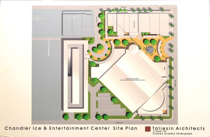 Site Plan, Chandler Ice Rink and Entertainment Facility (1999)