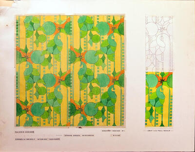 Design for Drapery, "Taliesin Designs" (1990)